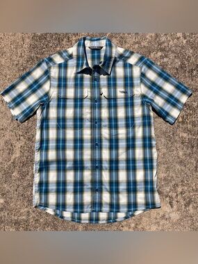 Sitka Gear Mens Medium Globetrotter Shirt Outdoor Performance Stretch Hiking